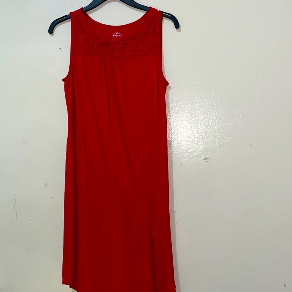 Red dress